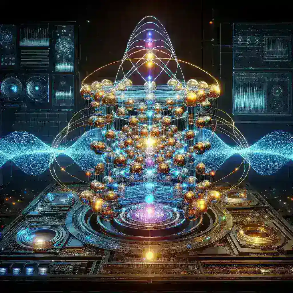 "Diagram illustrating hybrid quantum-optical programming concepts in QOA technology, showcasing integration of quantum computing and optical systems for enhanced computational capabilities."