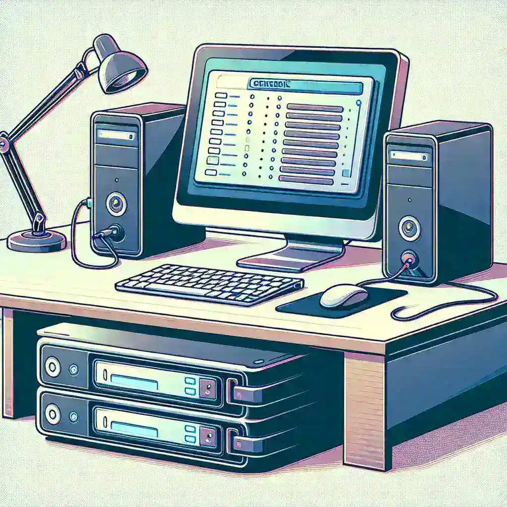 "Mejores programas para copias de seguridad en discos externos: Ejemplo de software de respaldo en pantalla de computadora con disco duro externo conectado"